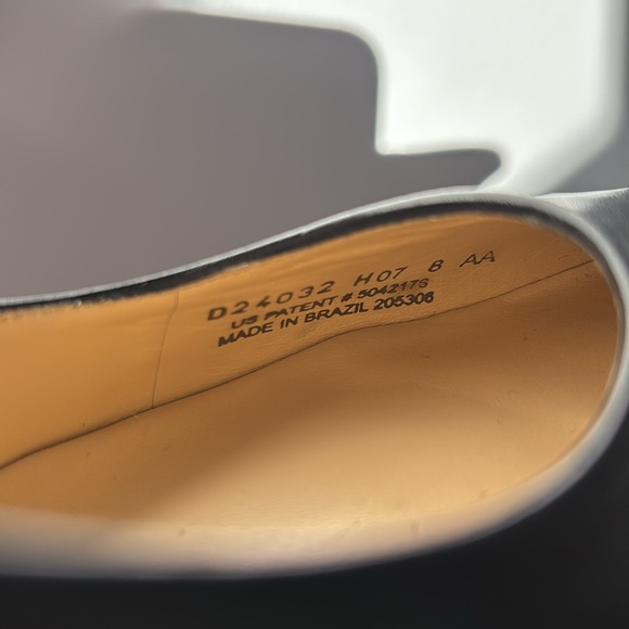 Cole Haan X Nike Air size 8AA 3” black leather pointy toe heels - Picture 10 of 15